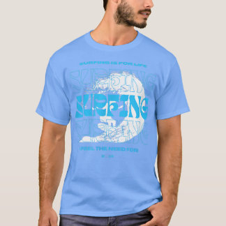 Surfen is voor levensliefde Ocean, vissen, scuba d T-shirt