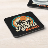 Surfen Kawaii Hawaï Bier Onderzetter (Linkerzijde)