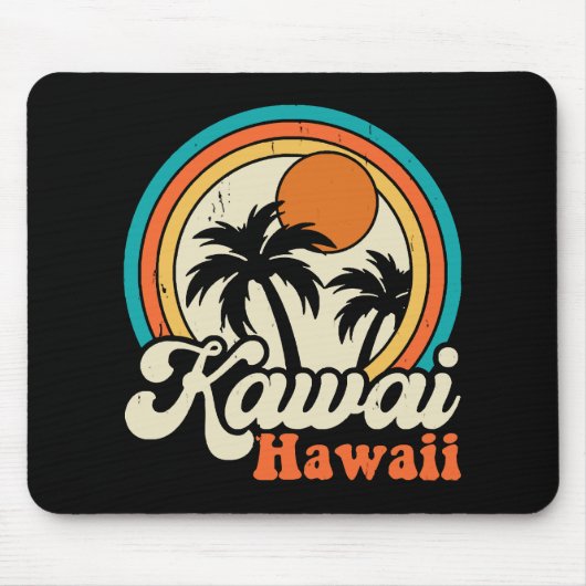 Surfen Kawaii Hawaï Muismat (Voorkant)