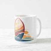 Surfen Koffiemok (Voorkant rechts)