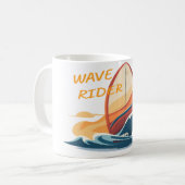 Surfen Koffiemok (Voorkant links)
