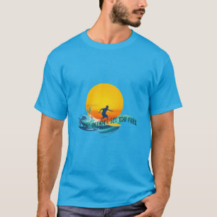 Surfen: Laat de oceaan je bevrijden T-shirt