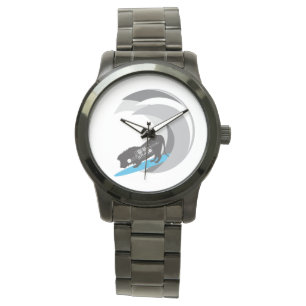Surfen Leeuw Wit Horloge