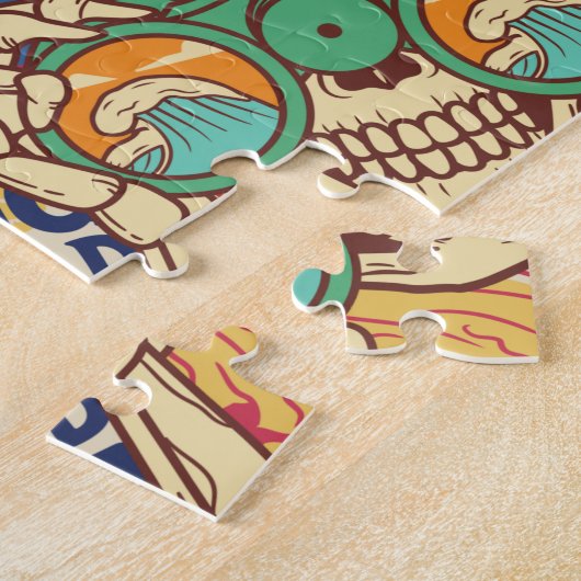 Surfen Legpuzzel (Zijkant)