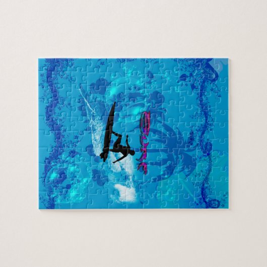 Surfen Legpuzzel (Horizontaal)