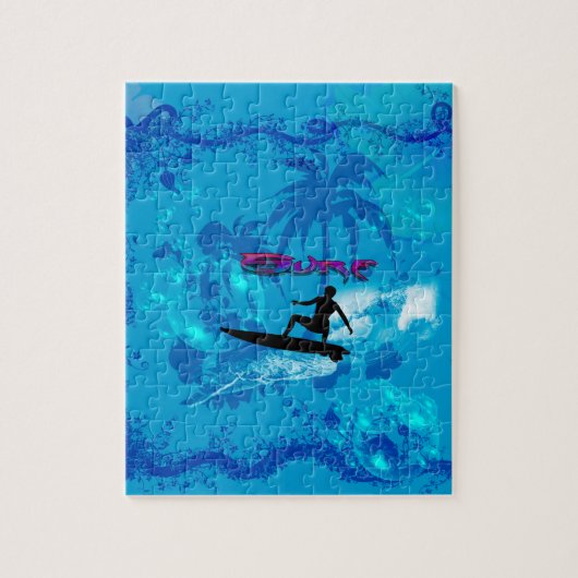 Surfen Legpuzzel (Verticaal)