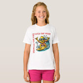 Surfen Lemon Wave Adventure Fun T-shirt (Voorkant volledig)