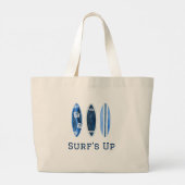 Surfen Leven  Grote Tote Bag (Achterkant)