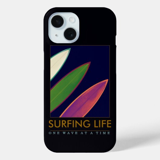 Surfen levensstijl Case-Mate iPhone case (Achterkant)