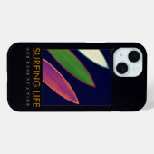 Surfen levensstijl Case-Mate iPhone case (Achterkant (horizontaal))