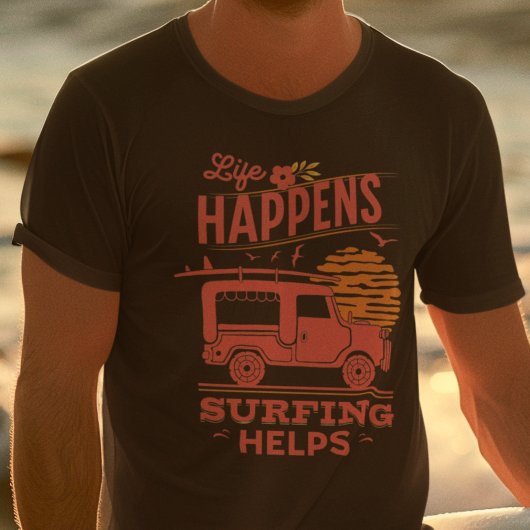 Surfen Mannen T-shirt