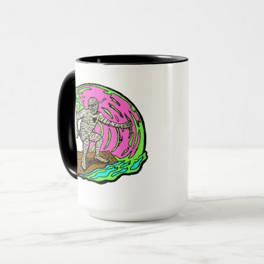 Surfen Mummy Mok (Voorkant links)