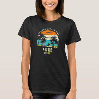 Surfen Nazare Portugal Atlantische Surf Cultuur T-shirt