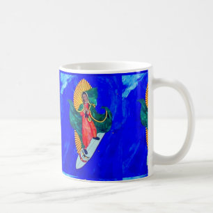 Surfen nonnen koffie mok