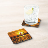 Surfen omhoog bier onderzetter (Rechterzijde)