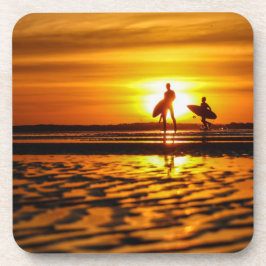 Surfen omhoog bier onderzetter