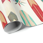 Surfen omhoog in de jaren vijftig cadeaupapier (Rol Hoek)