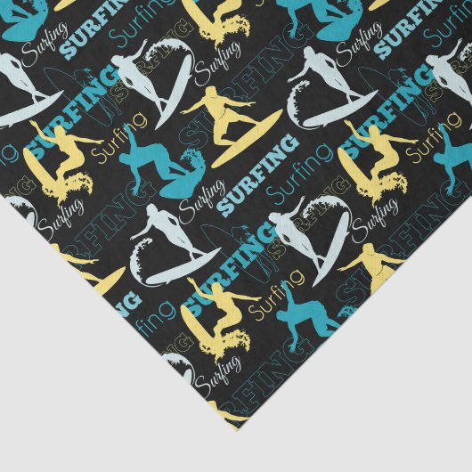 Surfen omhoog tissuepapier (Detail)