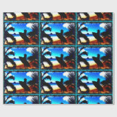 Surfen op 10-papier voor onmiddellijke verpakking cadeaupapier (Vlak)