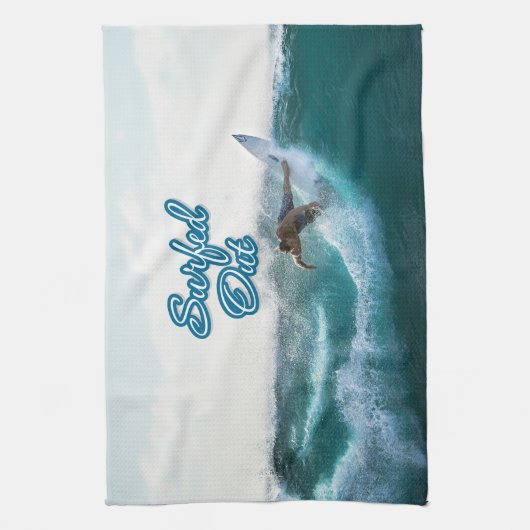 Surfen op 11 keukenhanddoeken (Verticaal)