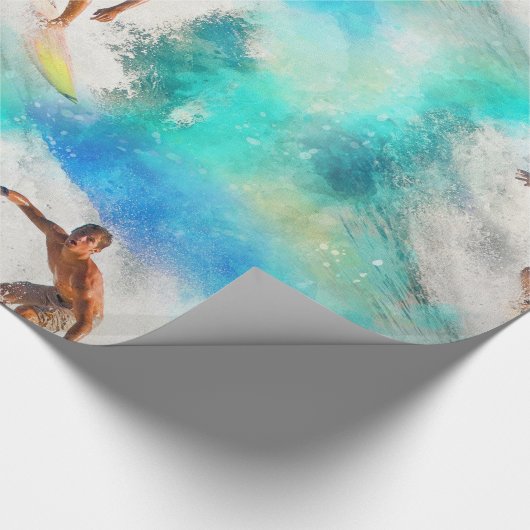 Surfen op 17A-B-opties Verpakkingspapier Cadeaupapier (Hoek)