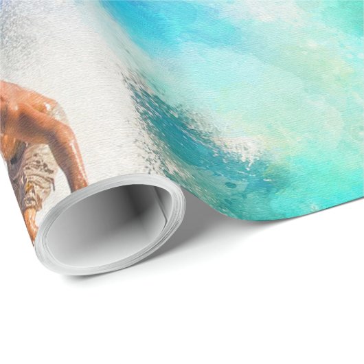 Surfen op 17A-B-opties Verpakkingspapier Cadeaupapier (Rol Hoek)