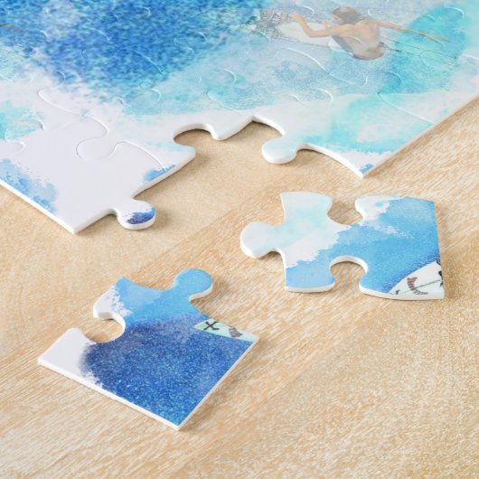 Surfen op 1-1B-puzzel Legpuzzel (Zijkant)