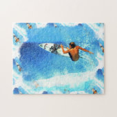 Surfen op 1-1B-puzzel Legpuzzel (Horizontaal)