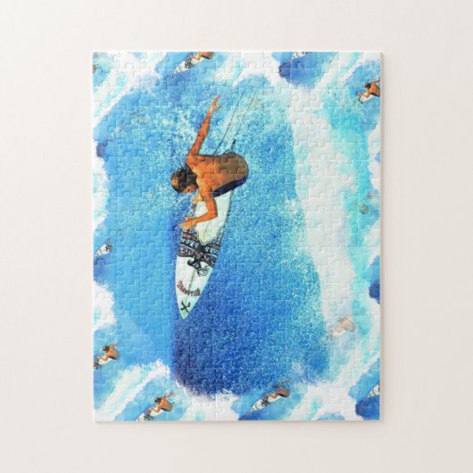 Surfen op 1-1B-puzzel Legpuzzel (Verticaal)