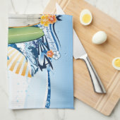 Surfen op 2 keukenhanddoeken (Quarter Fold)