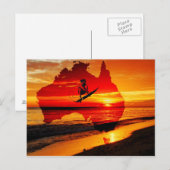 Surfen op Australië Post Card Briefkaart (Voorkant / Achterkant)