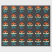  Surfen op Bali Beach Indonesië Cadeaupapier (Vlak)