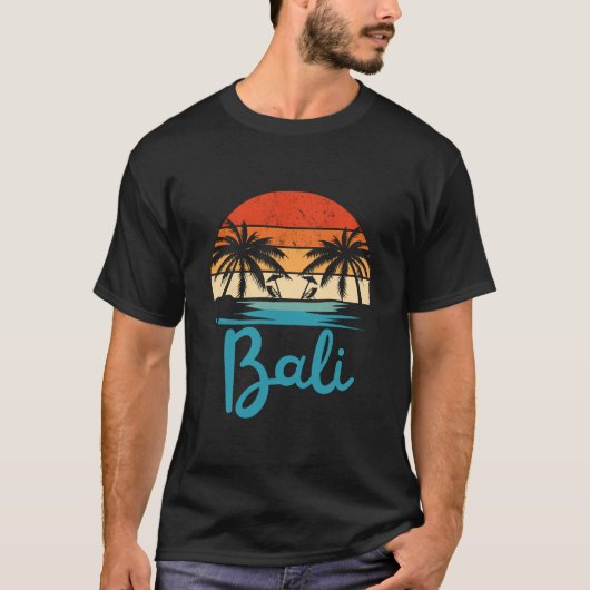  Surfen op Bali Beach Indonesië T-shirt (Voorkant)