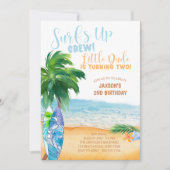 Surfen op bemanning Kleine Kerel die twee tweede v Kaart (Voorkant)