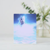 Surfen op Big Waves Briefkaart (Staand voorkant)
