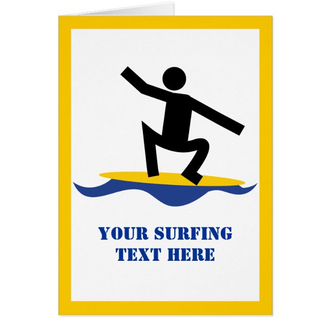 Surfen op cadeautjes, surfen op surfboardpapier (Voorkant)