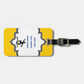 Surfen op cadeautjes, surfen op surfboardpapier bagagelabel (Voorkant horizontaal)