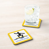 Surfen op cadeautjes, surfen op surfboardpapier drankjes onderzetter (Rechterzijde)