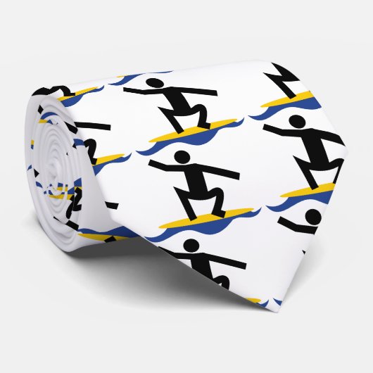 Surfen op cadeautjes, surfen op surfboardpapier stropdas (Opgerold)