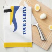 Surfen op cadeautjes, surfen op surfboardpapier theedoek (Quarter Fold)