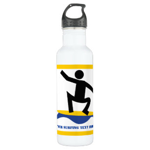 Surfen op cadeautjes, surfen op surfboardpapier waterfles 