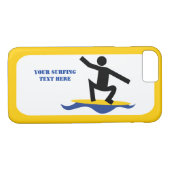 Surfen op cadeautjes, surfen op zijn surfbord mode Case-Mate iPhone case (Achterkant (Horizontaal))