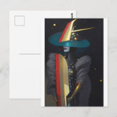 Surfen op de Astro-Heks Briefkaart (Voorkant / Achterkant)