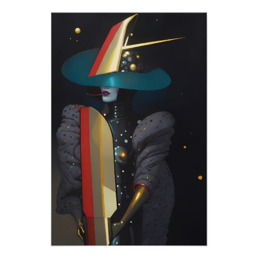 Surfen op de Astro-Heks Perfect Poster (Voorkant)