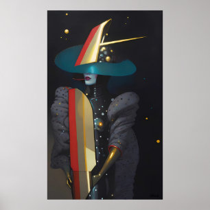Surfen op de Astro-Witch Poster