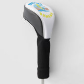 Surfen op de bananenwervel in de illustratie oceaa golfheadcover (Schuin)