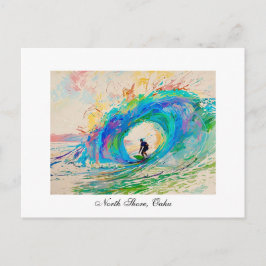 Surfen op de Barrel Briefkaart