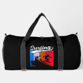 Surfen op de Big Wave Vibes Plunjezak (Achterkant)