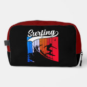 Surfen op de Big Wave Vibes Toilettasje (Voorkant)