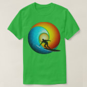 Surfen op de Endless Summer Wave v2 T-shirt (Design voorkant)